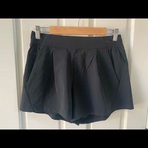 Athleta Black Textured Brooklyn Shorts 4